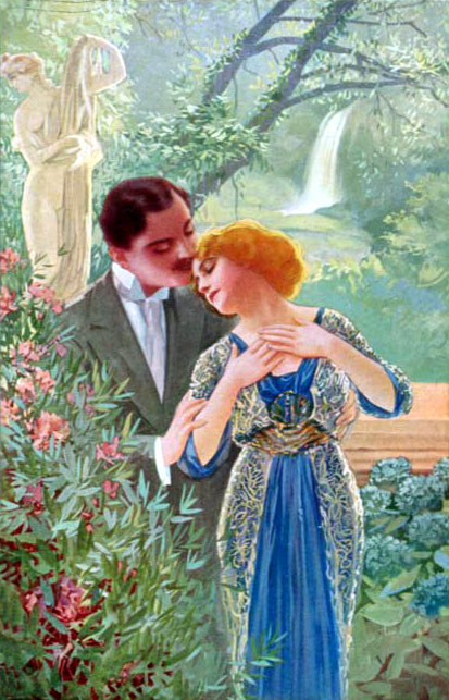 Lovers In A Garden by Giovanni Guerzoni